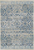 Vintage Slate & Azure Serapi Heritage Rug 
