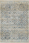 Vintage Neutral Serapi Lattice Rug Beige