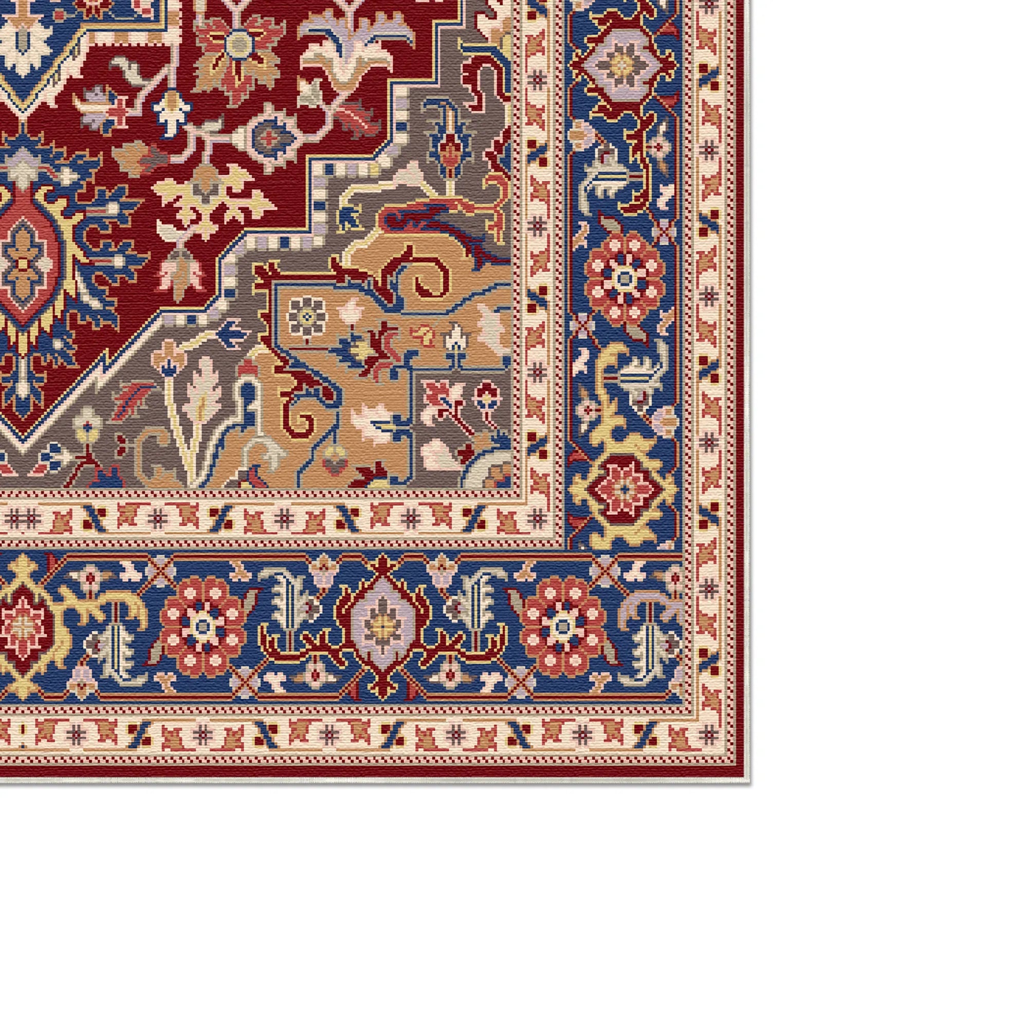 Regalis Crimson Medallion Classical Rug