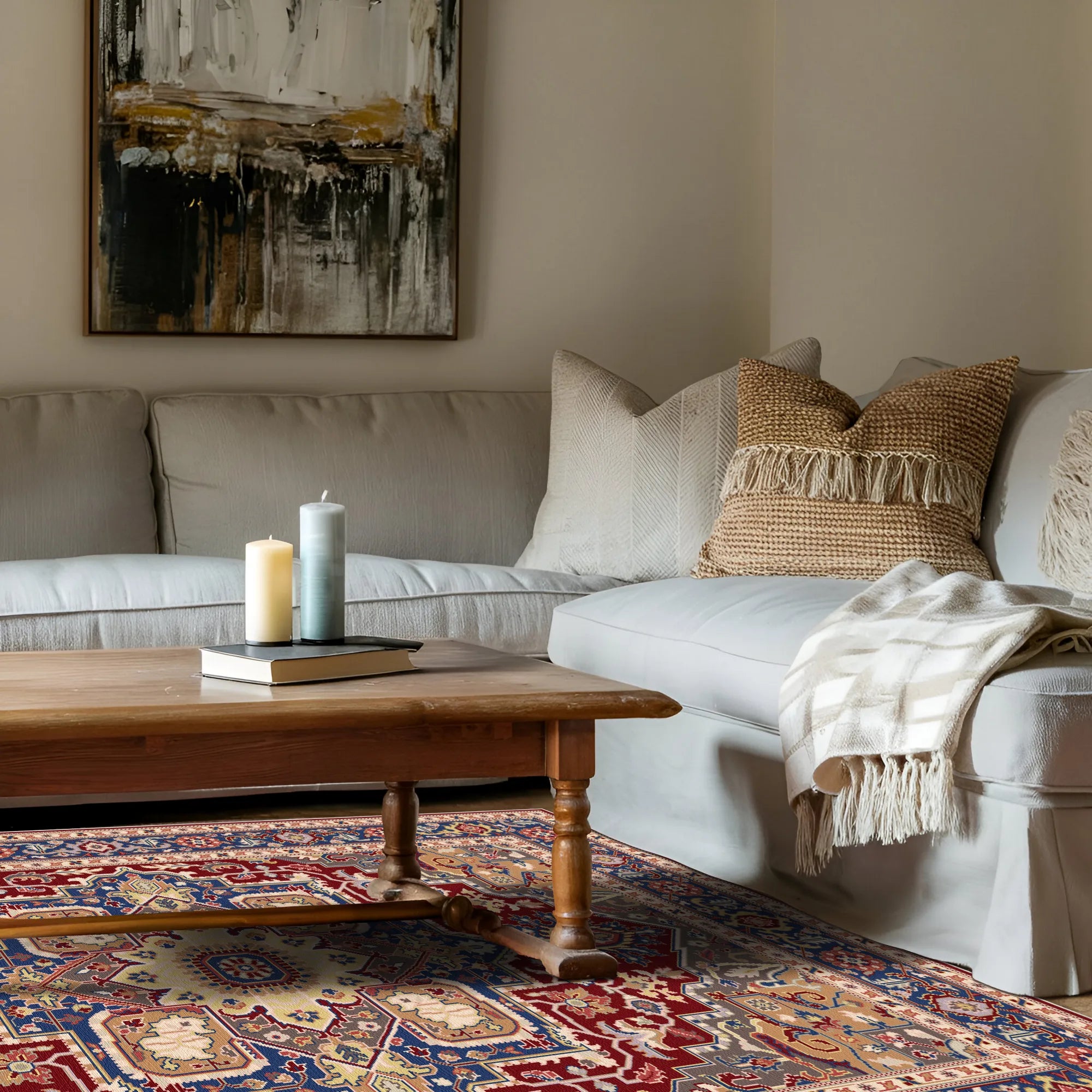 Regalis Crimson Medallion Classical Rug