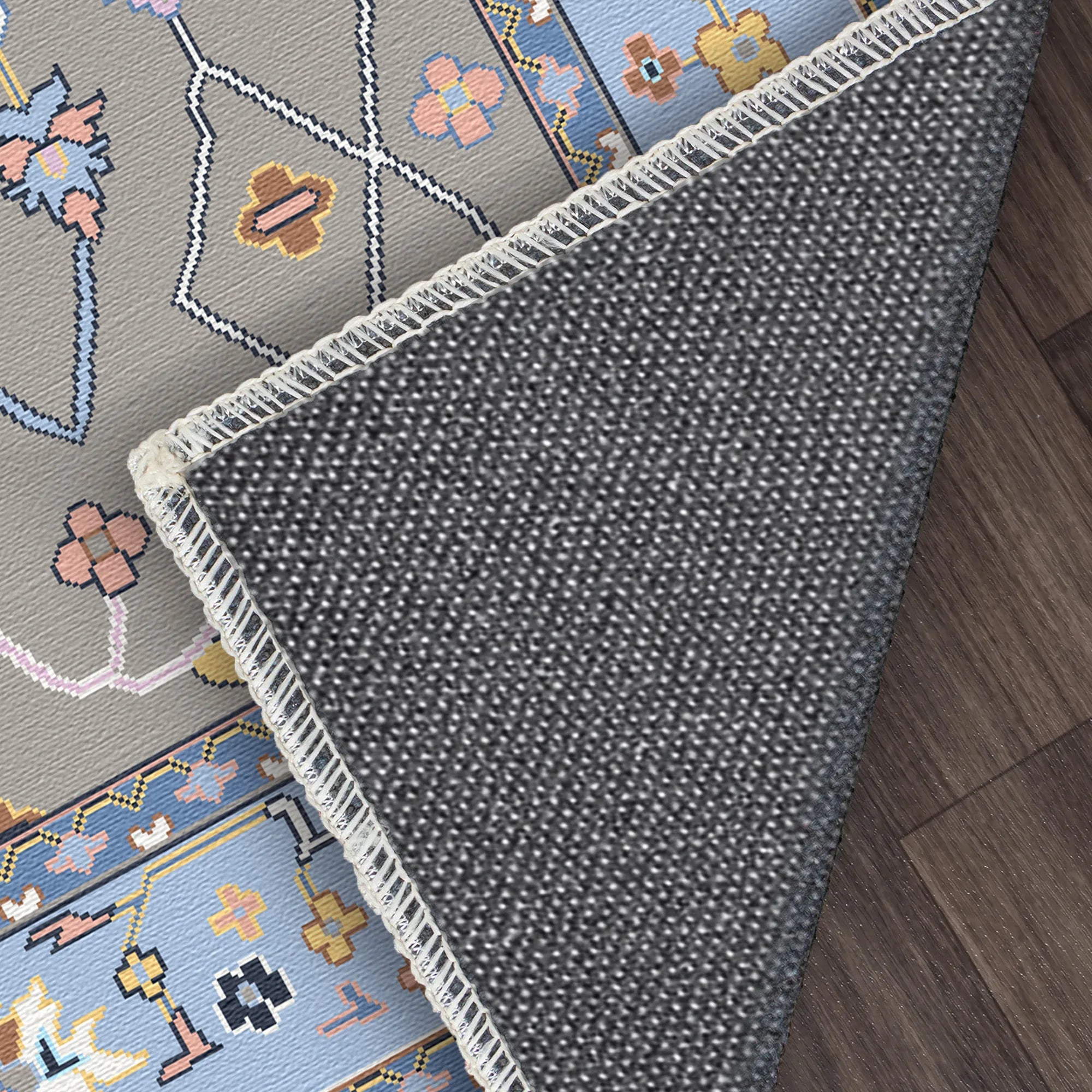 Aura Sky Meadow Floral Rug