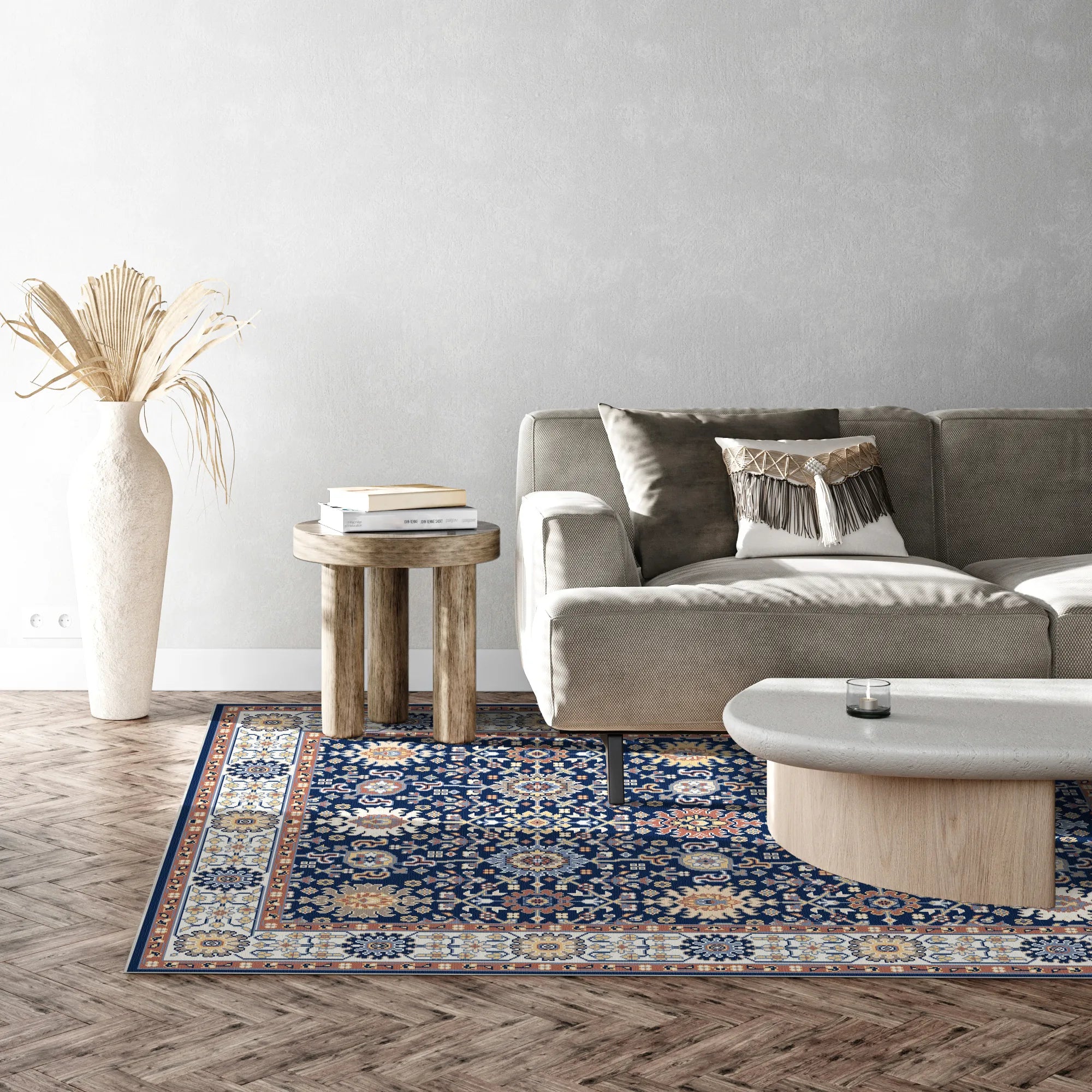 Royal Sapphire Heritage Medallion Rug