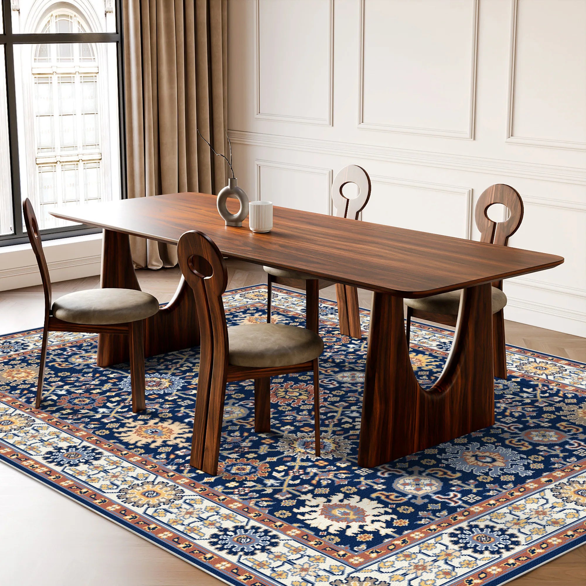 Royal Sapphire Heritage Medallion Rug