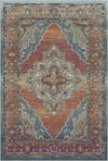 Amber Soul Medallion Heritage Rug Rust