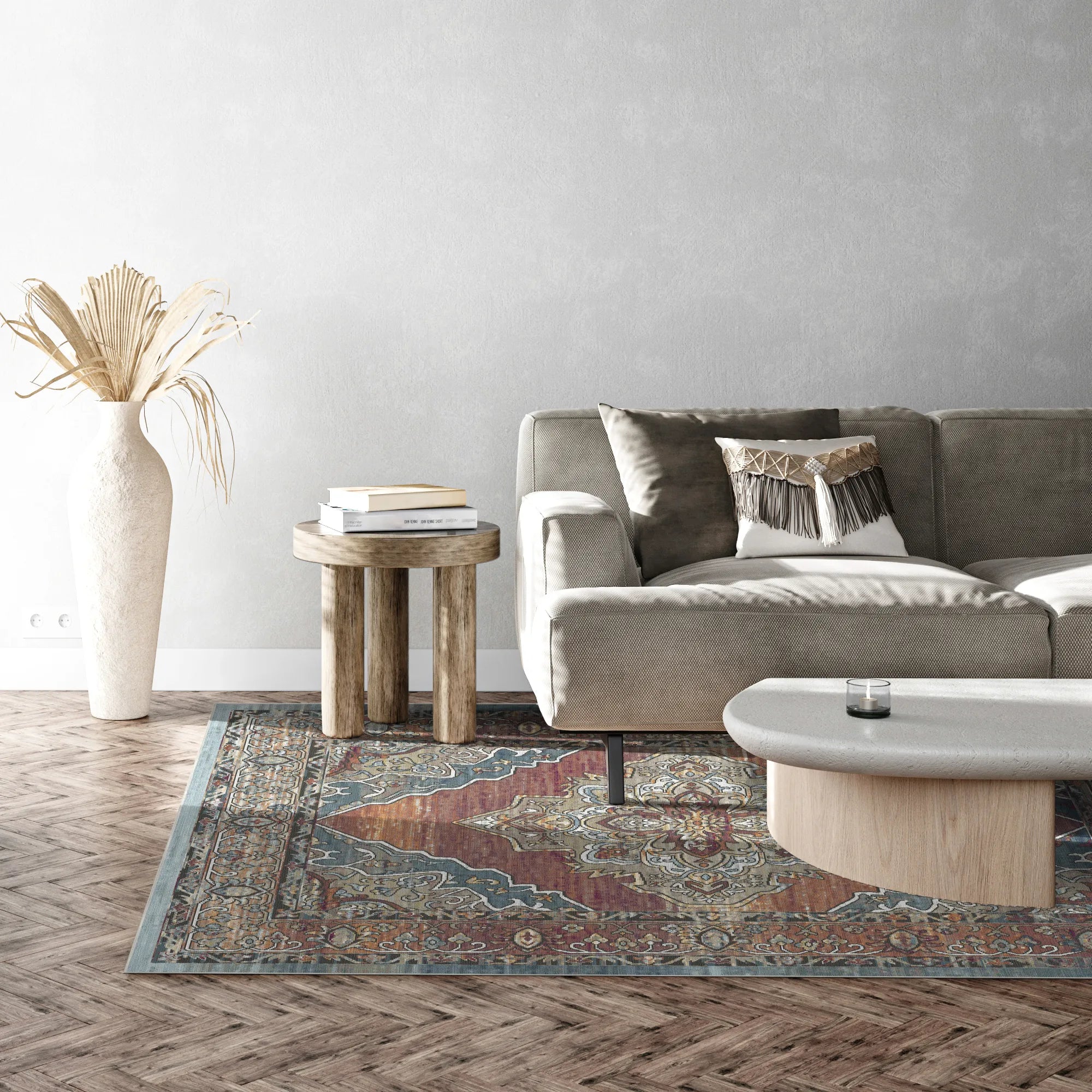 Amber Soul Medallion Heritage Rug