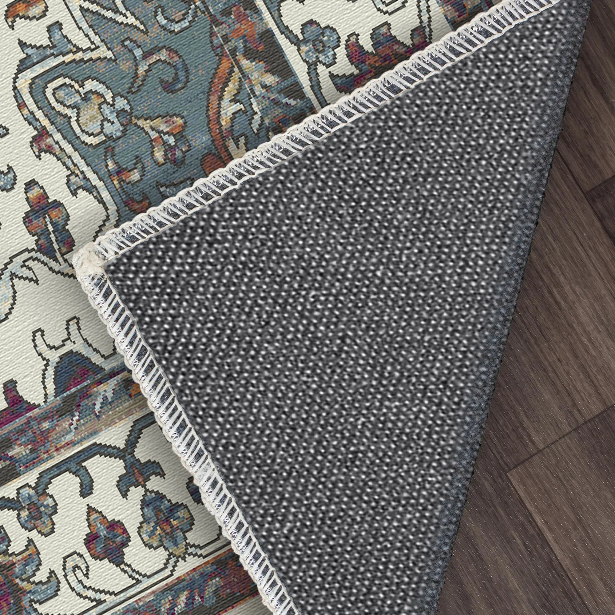 Silver Oasis Medallion Heritage Rug