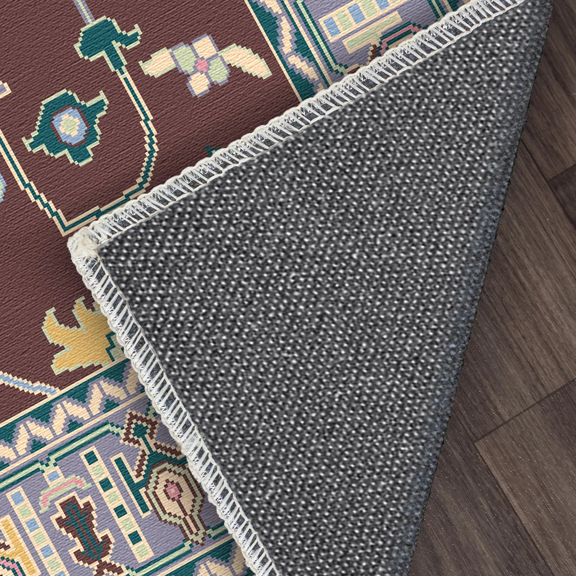 Vortex Plum Mystic Totem Rug