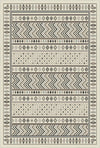 Desert Rhythm Geometric Washable Rug Beige