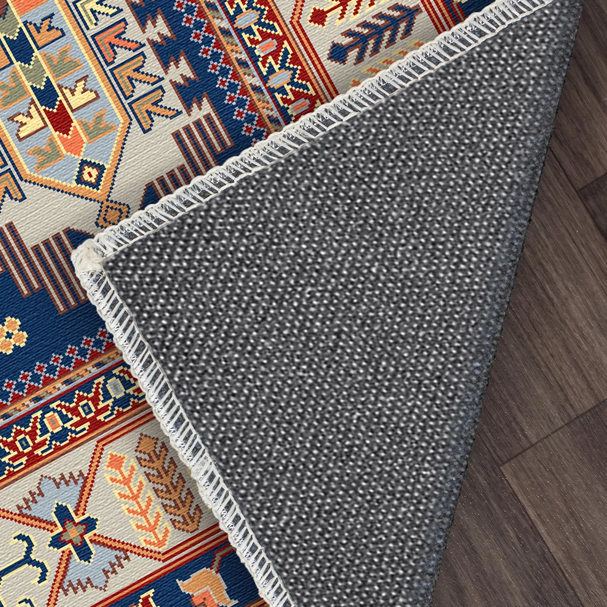 Atlas Indigo Dynasty Geometric Rug