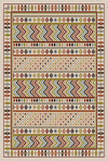 Painted Mesa Geometric Washable Rug Multi