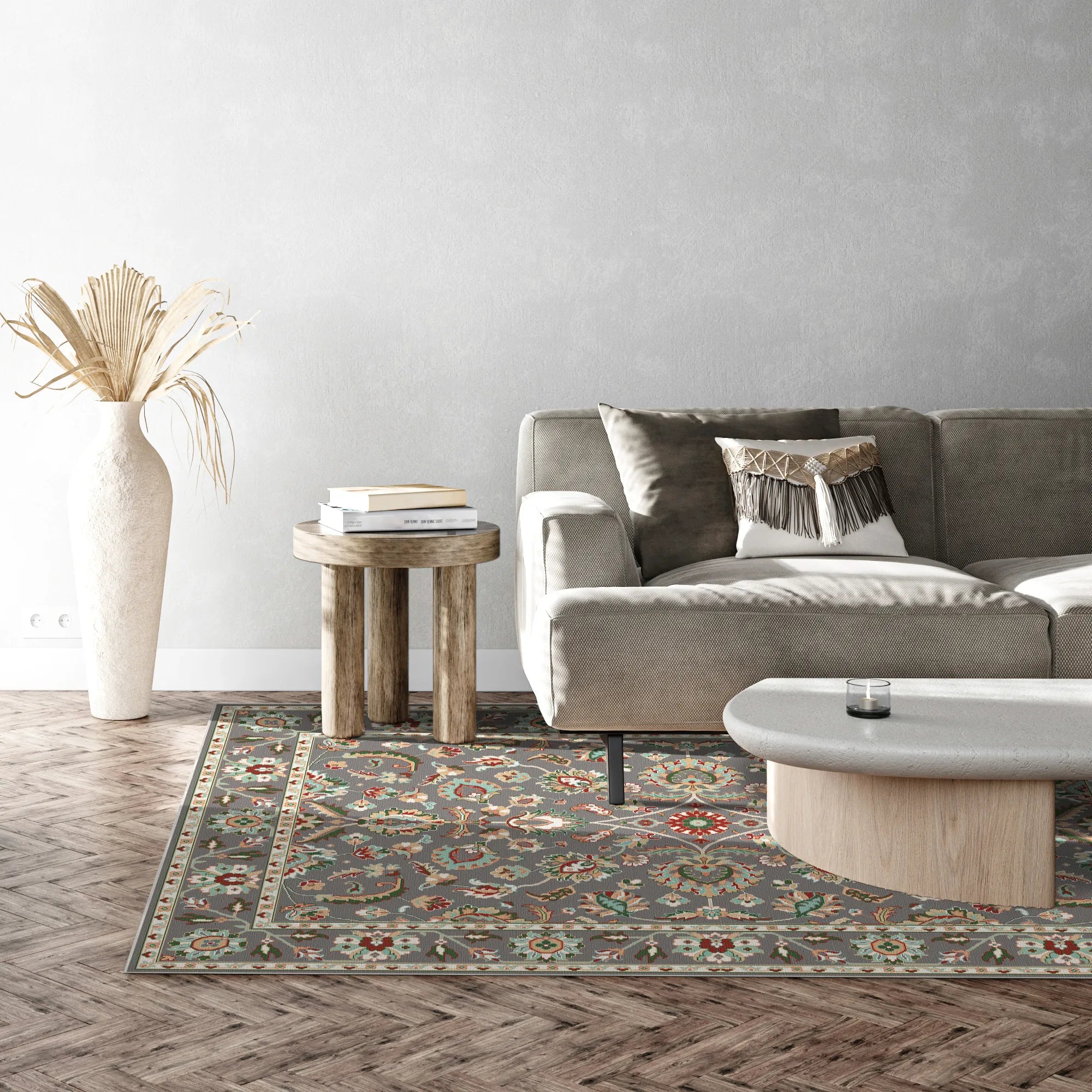 Lyra Smoky Orchard Floral Rug