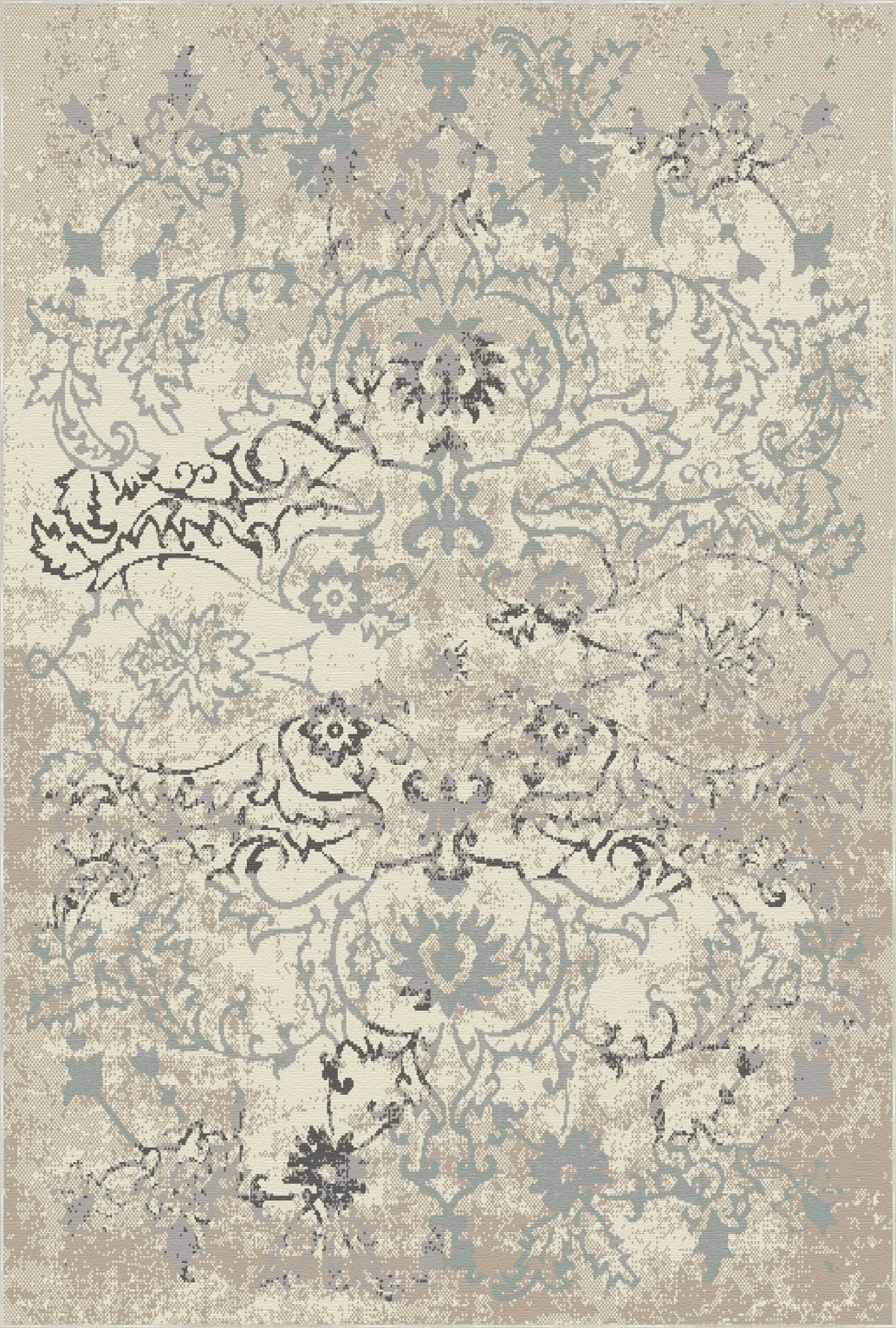 Alabaster Dream Vintage Washable Rug
