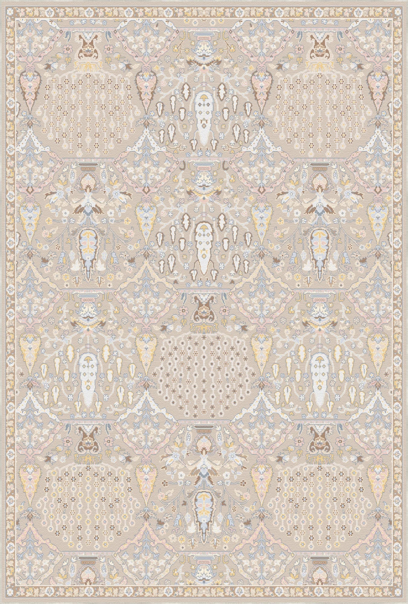 Alya Pearl Bouquet Transitional Rug