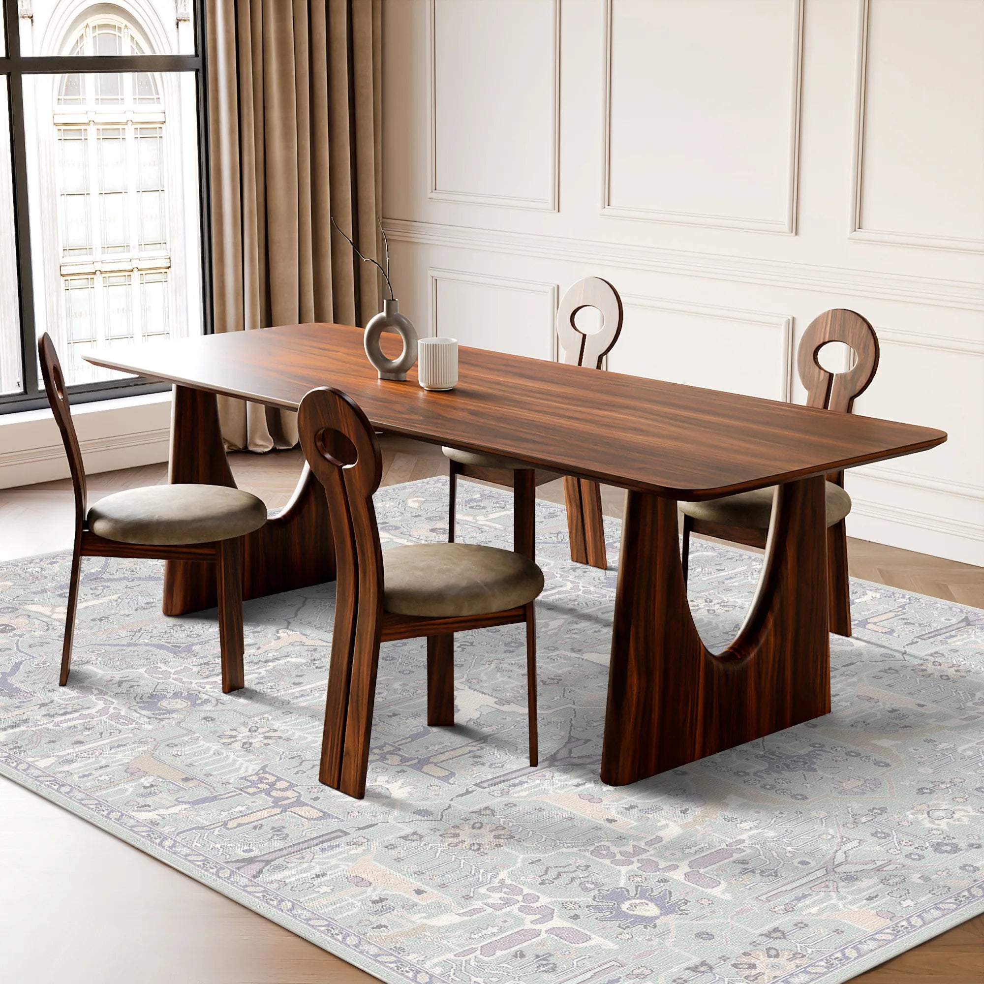 Lana Lilac Horizon Abstract Rug