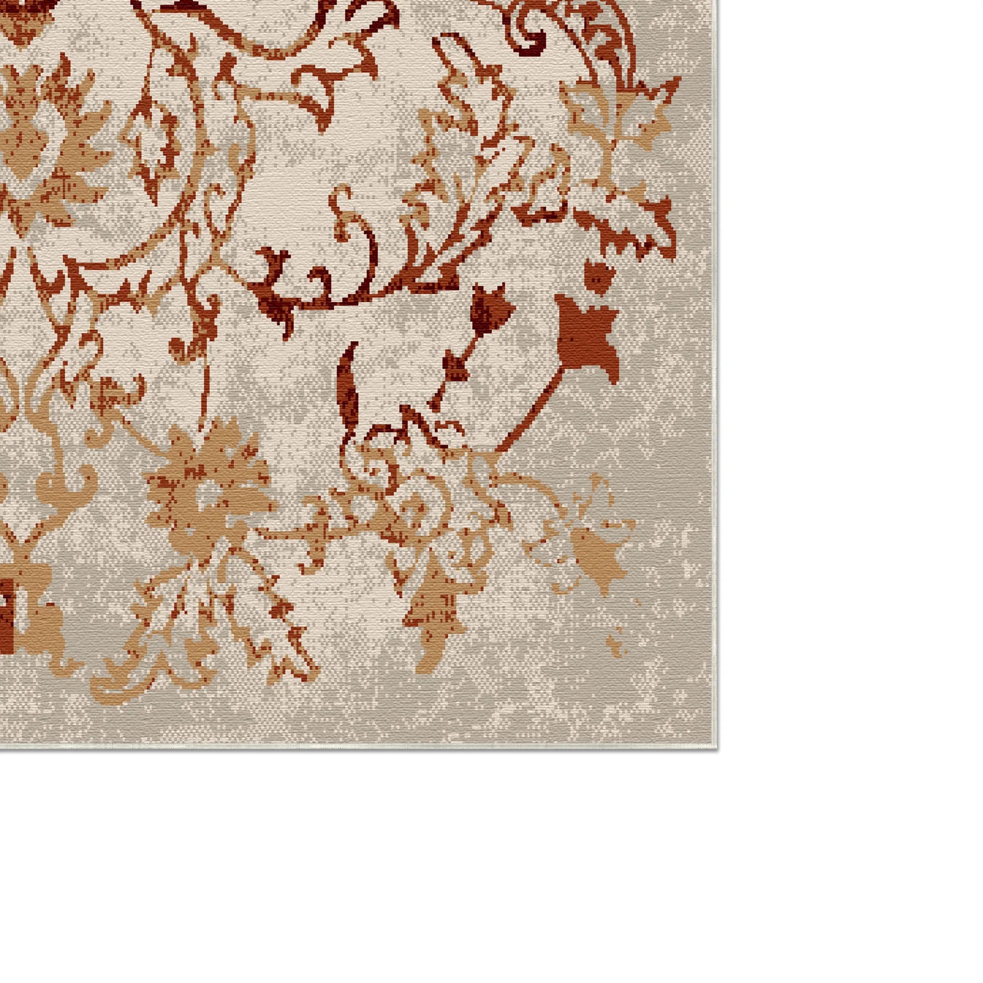 Terra Bloom Distressed Washable Rug