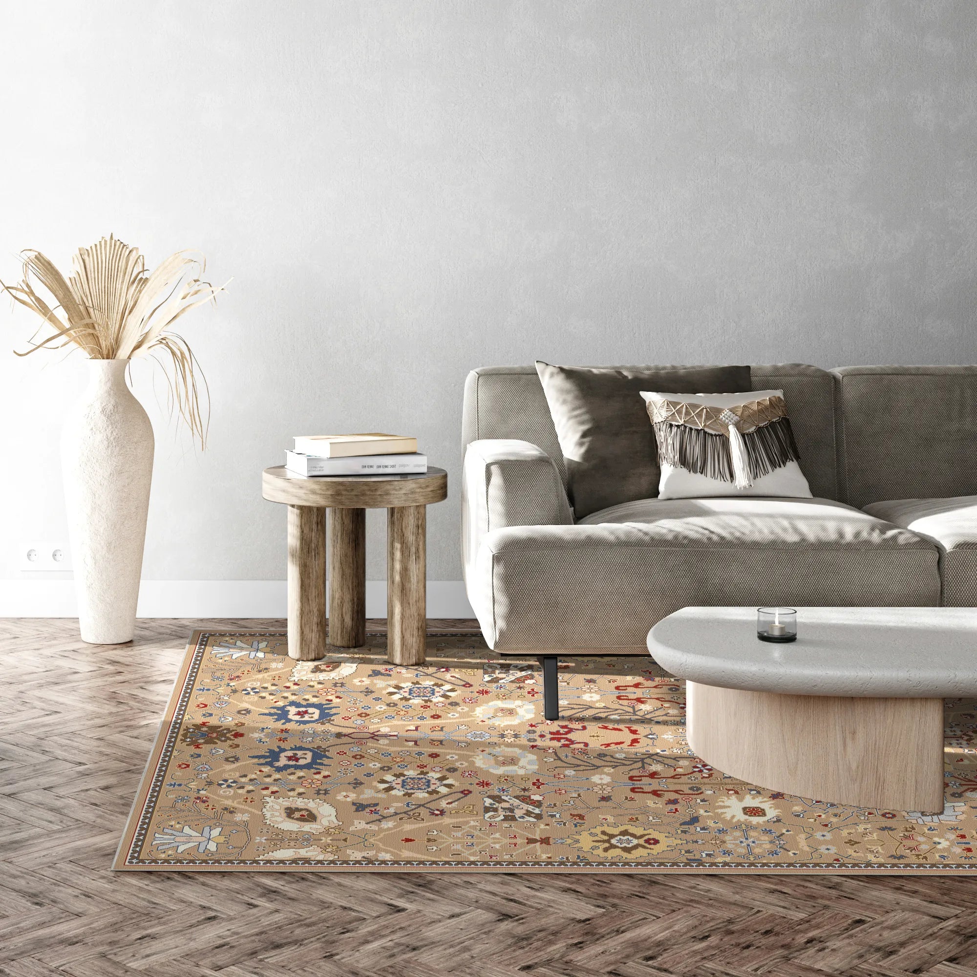 Rhea Amber Orchard Botanical Rug