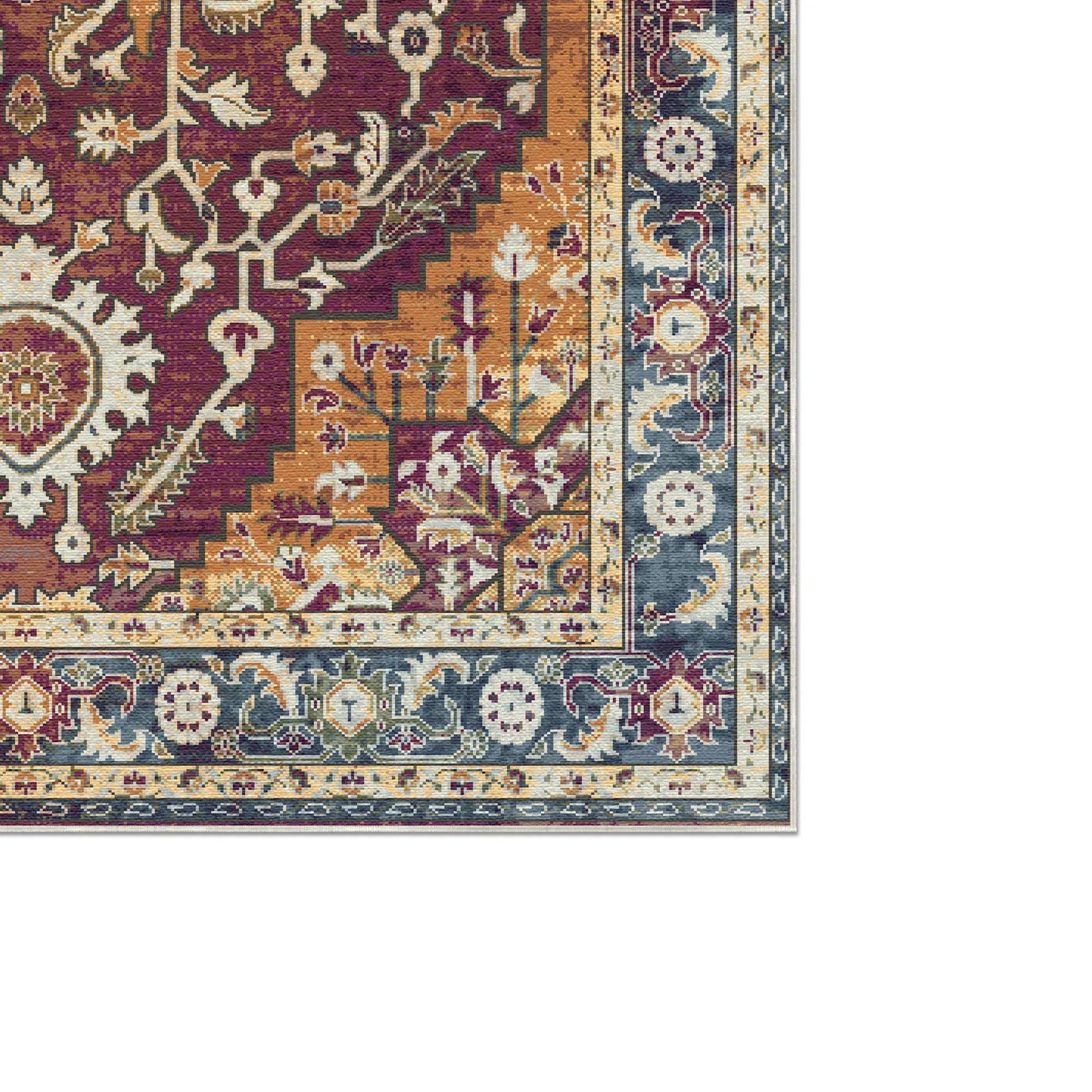 Cyra Garnet Sovereign Medallion Rug
