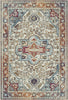Aria Ivory Sovereign Medallion Rug 