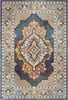 Atlas Slate Diamond Medallion Rug 