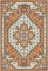 Aurelia Amber Emblem Medallion Rug 