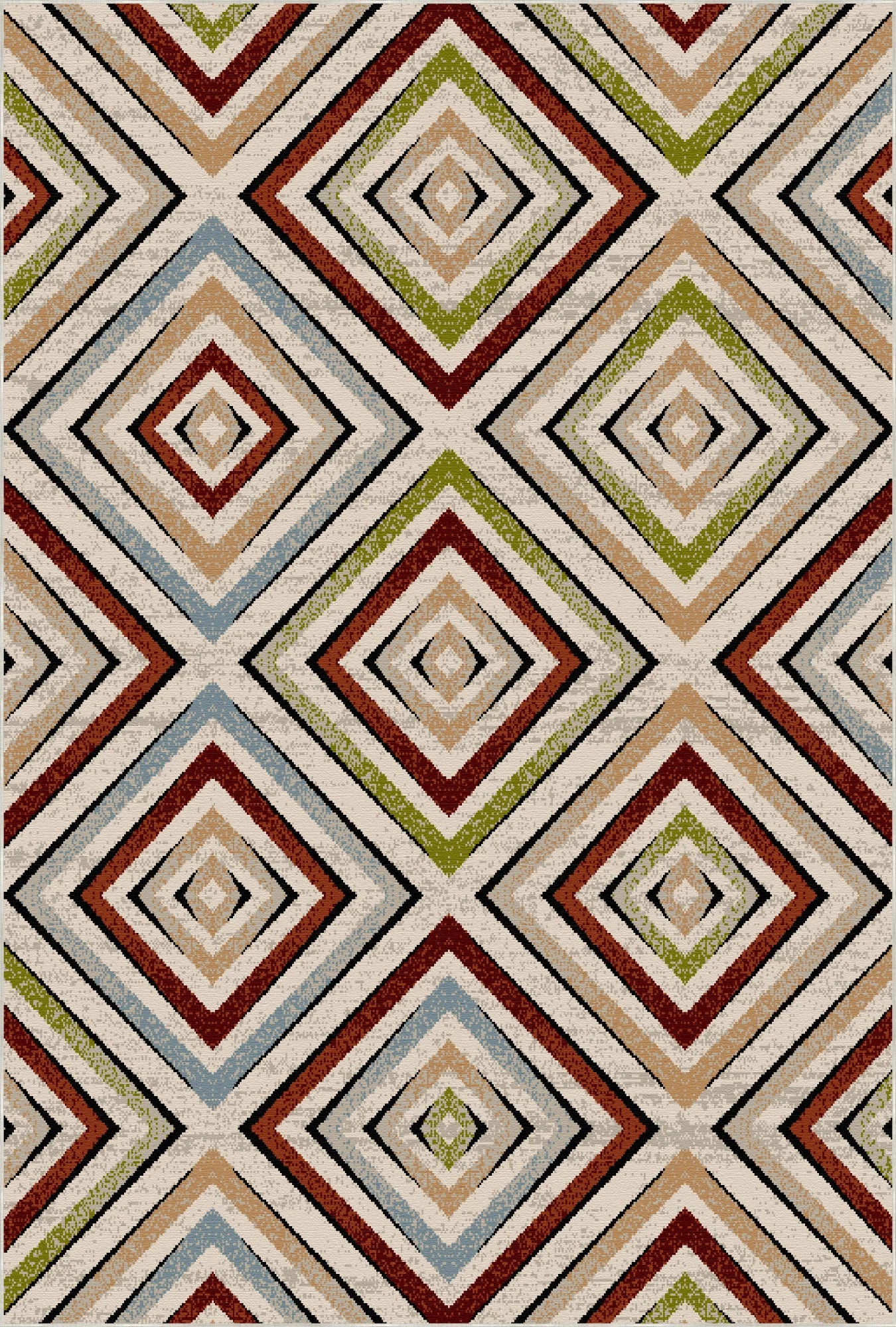 Sierra Prism Geometric Washable Rug
