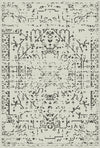 Onyx Cream Emblem Medallion Rug Cream
