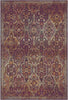 Amara Plum Arabesque Washable Rug 