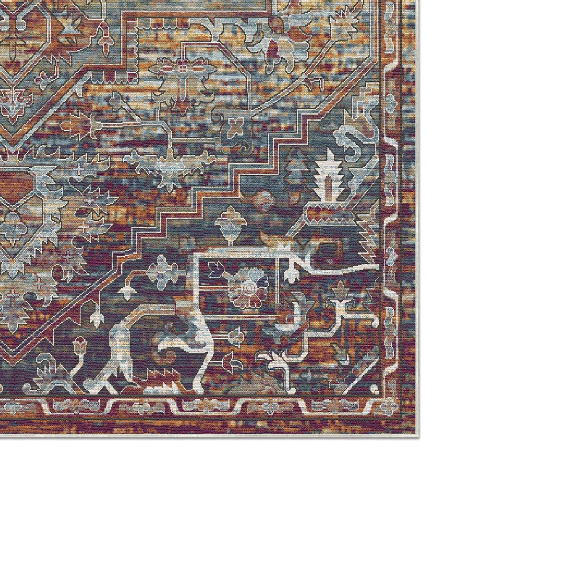 Zion Ochre Medallion Rug