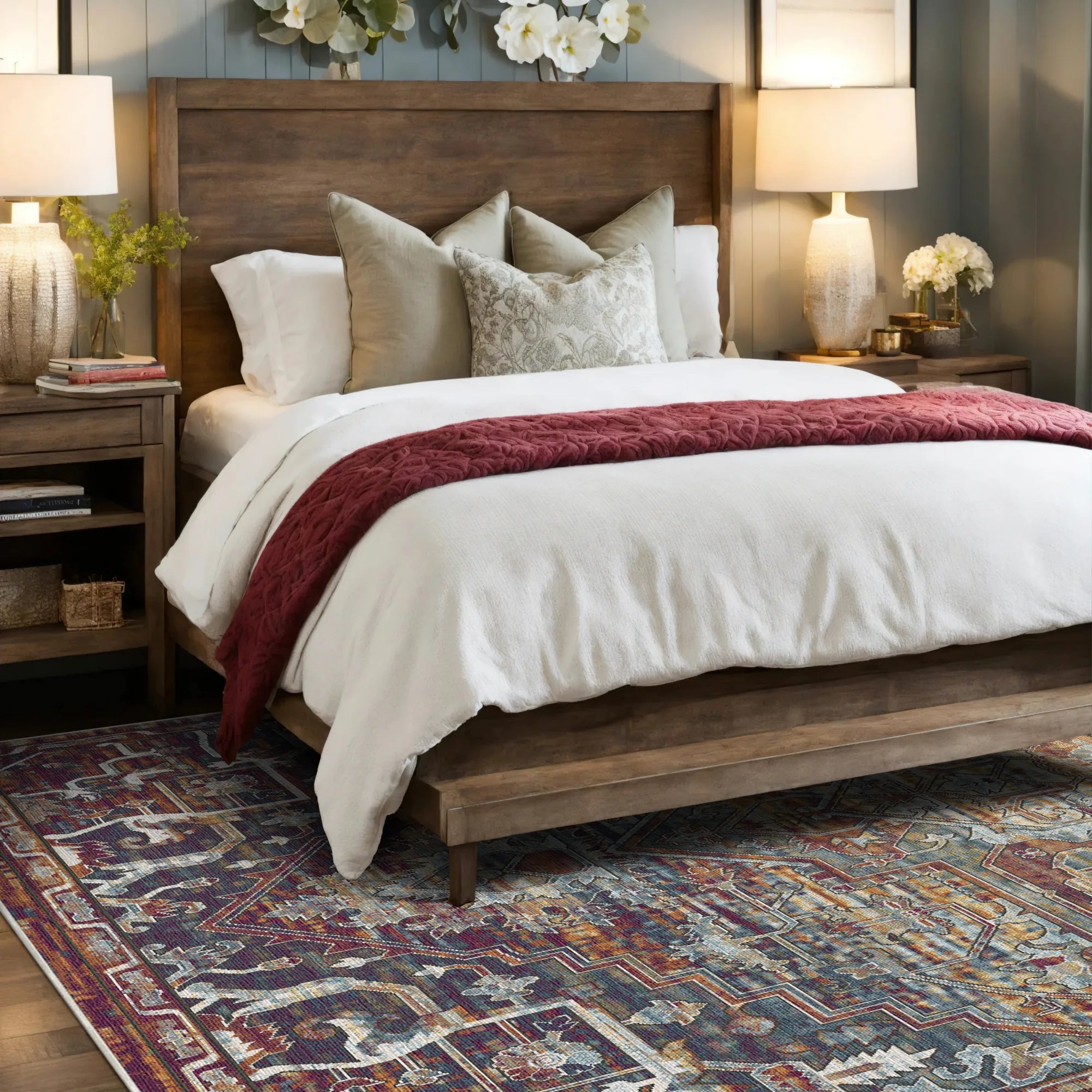 Zion Ochre Medallion Rug