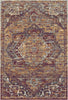 Zion Plum Rust Medallion Rug 