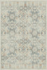 Lumina Gray Cream Geometric Rug 