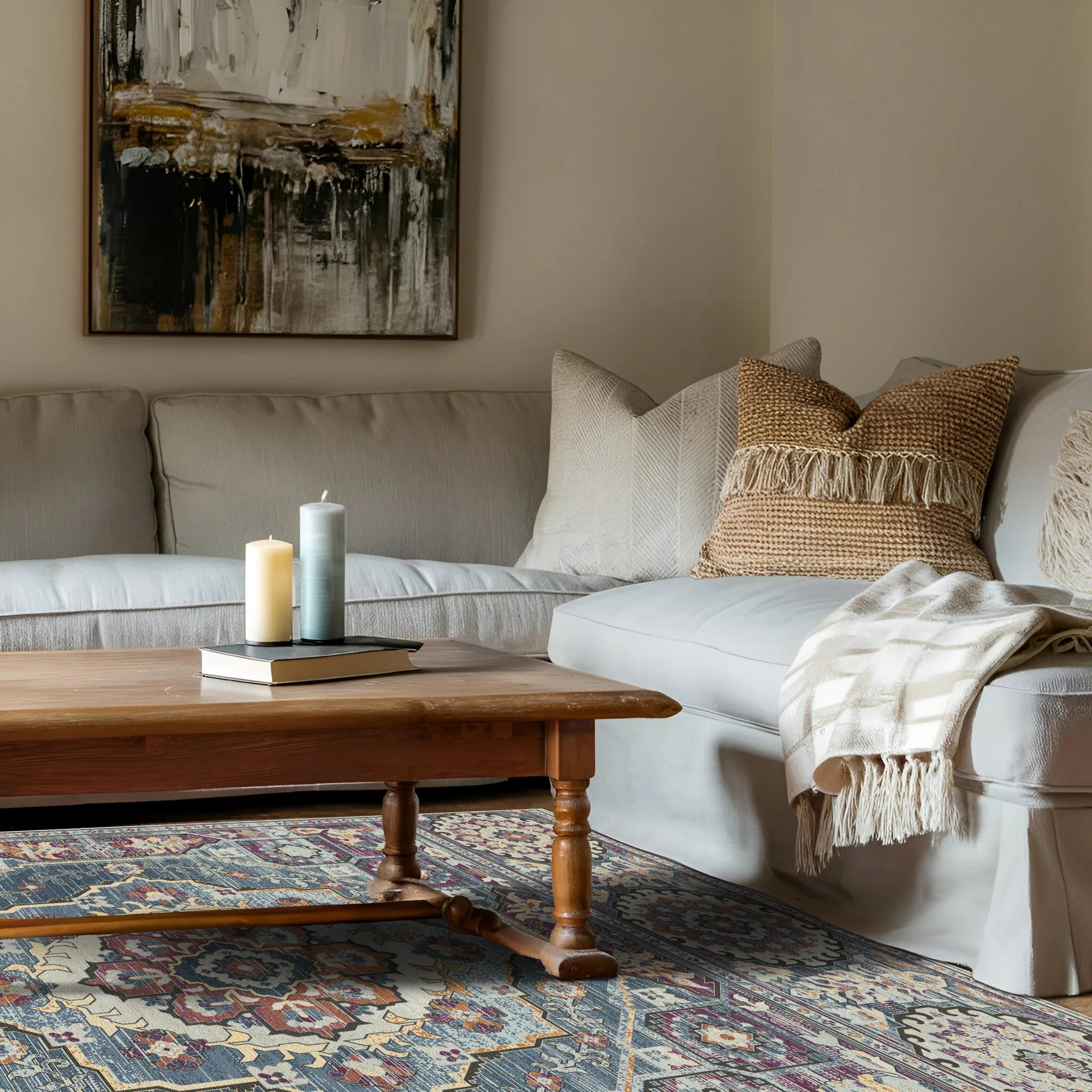 Sentry Indigo Gallery Rug