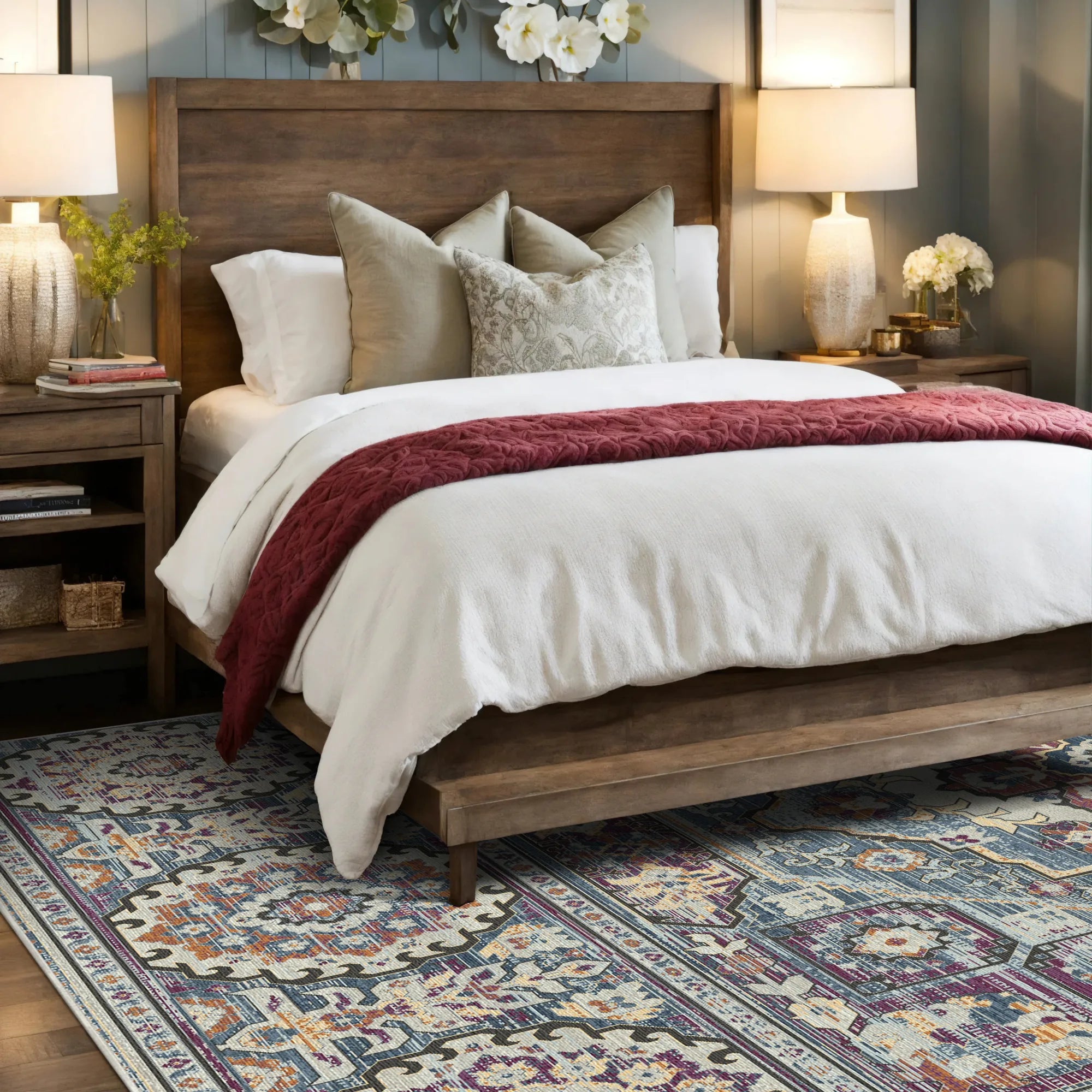 Sentry Indigo Gallery Rug