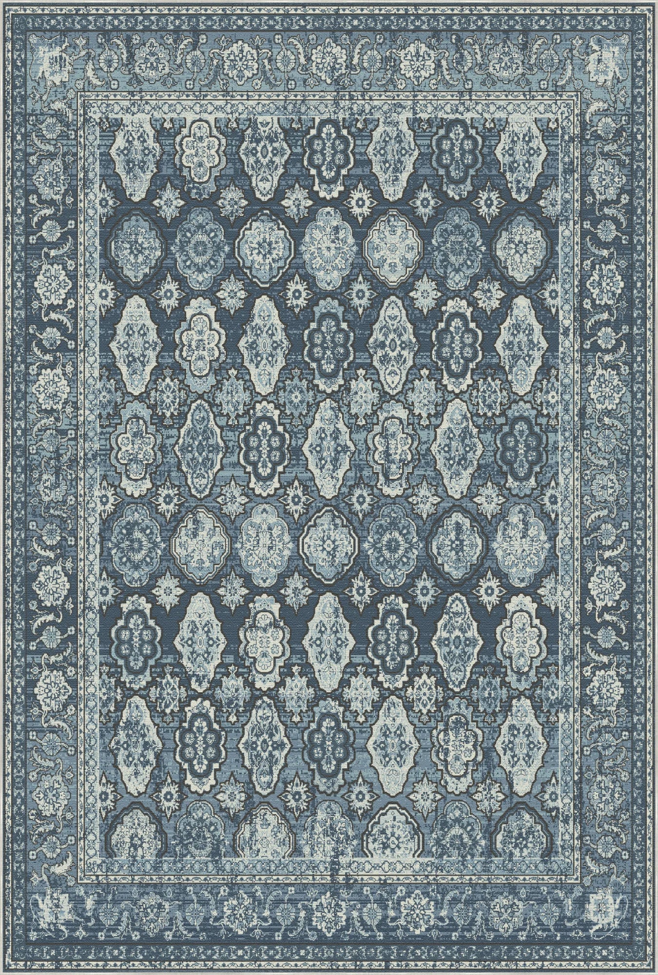 Azure Mosaic Zenith Rug