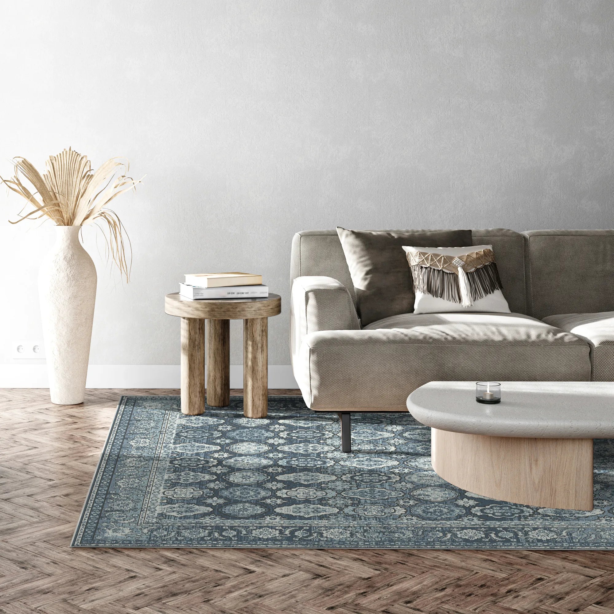Azure Mosaic Zenith Rug