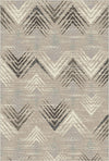 Tundra Echo Distressed Washable Rug Taupe