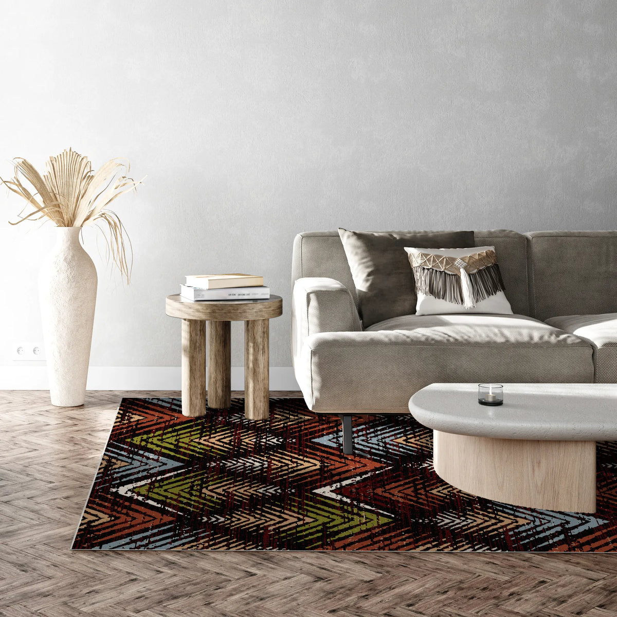 Ember Outdoor Performance Rug Ember Peak Abstract Washable Rug – Bella Rugs