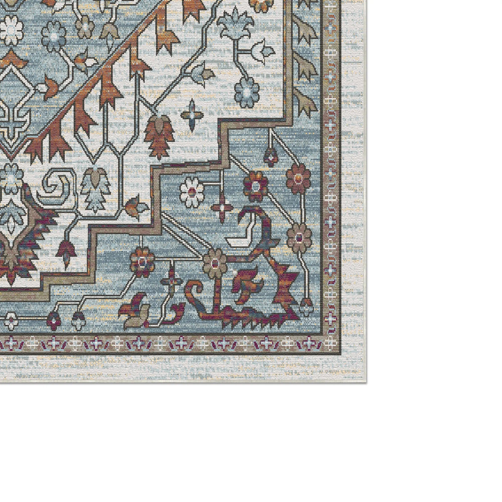 Elysian Slate Compass Rug