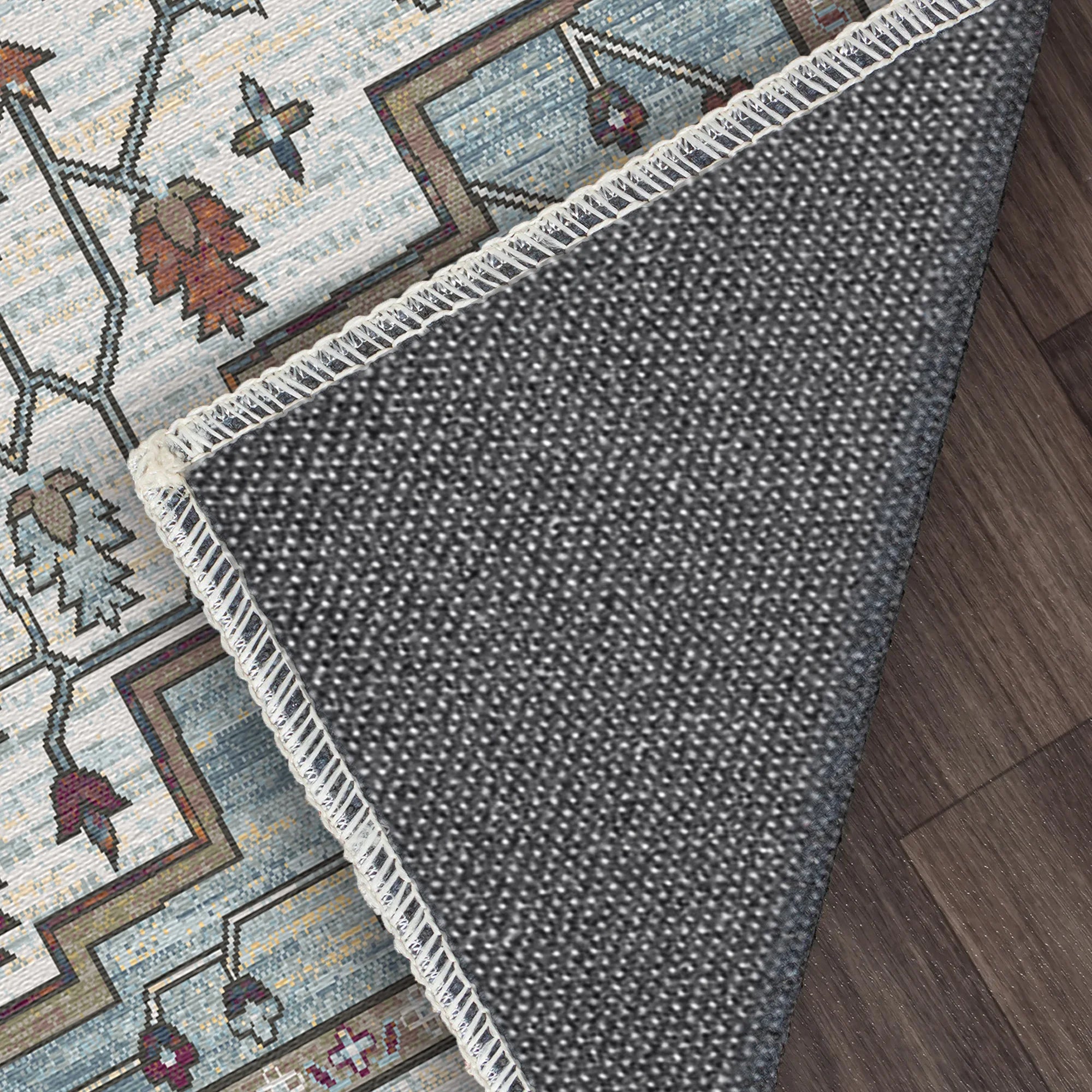 Elysian Slate Compass Rug