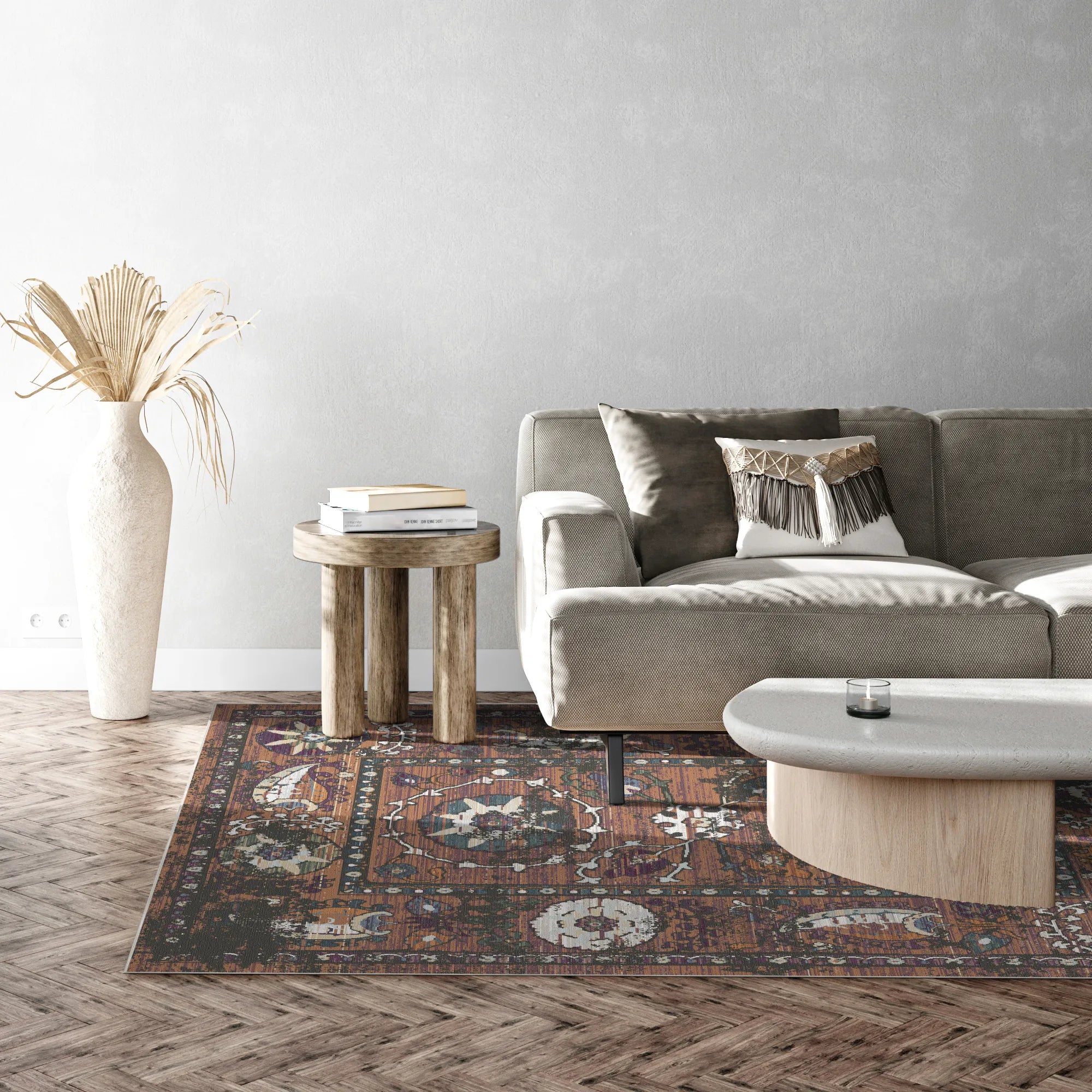 Saffron Lyric Botanical Rug
