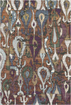 Amber Flux Abstract Rug Terracotta