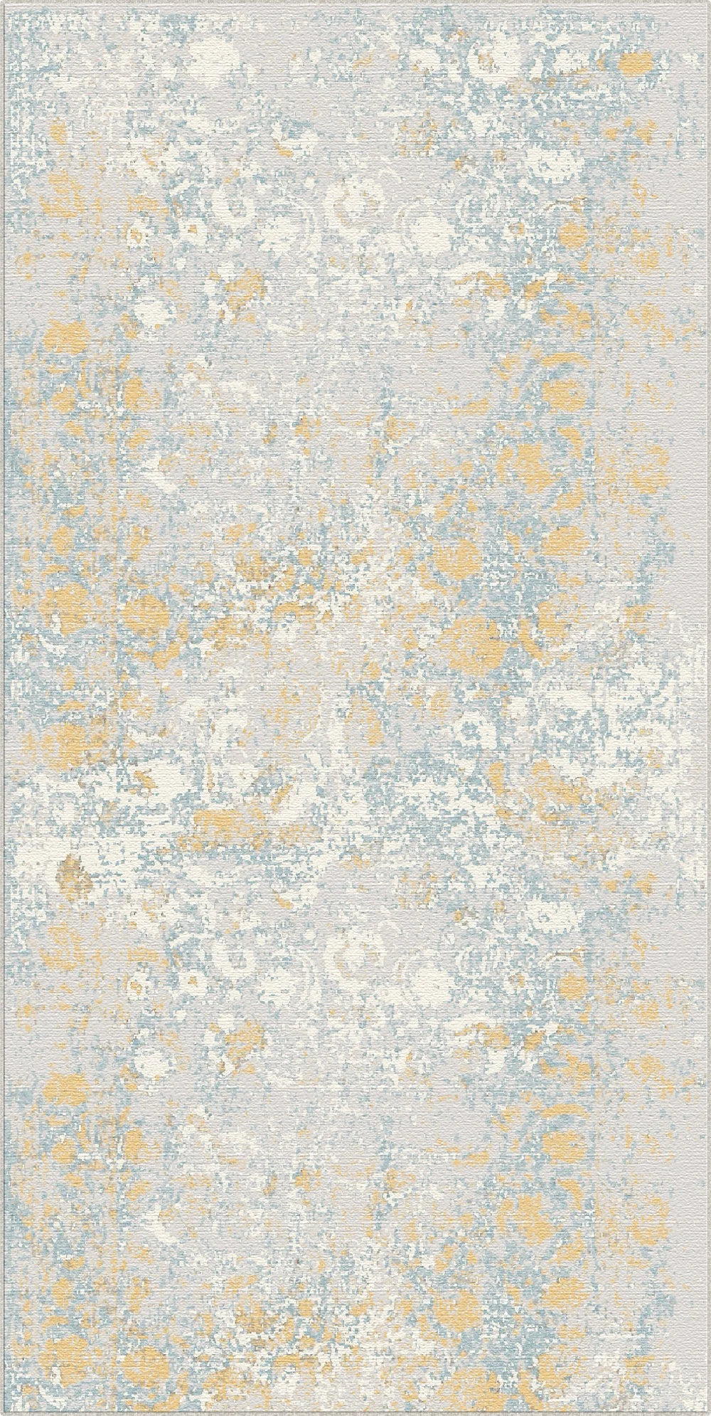 Gilded Frost Medallion Rug