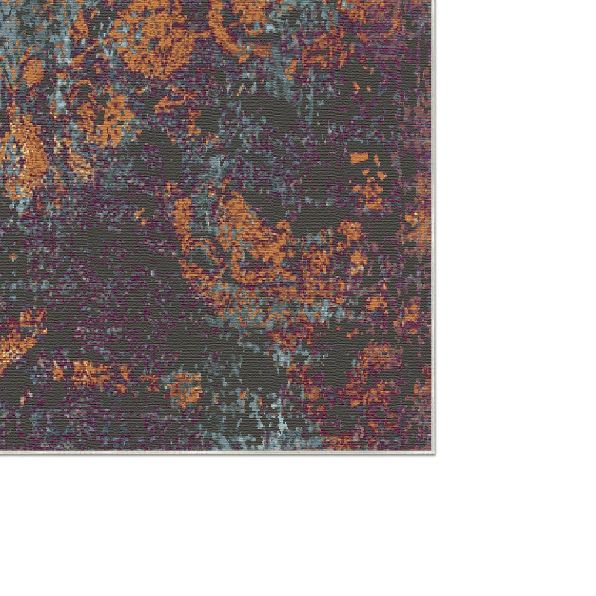 Smoldering Dusk Medallion Rug