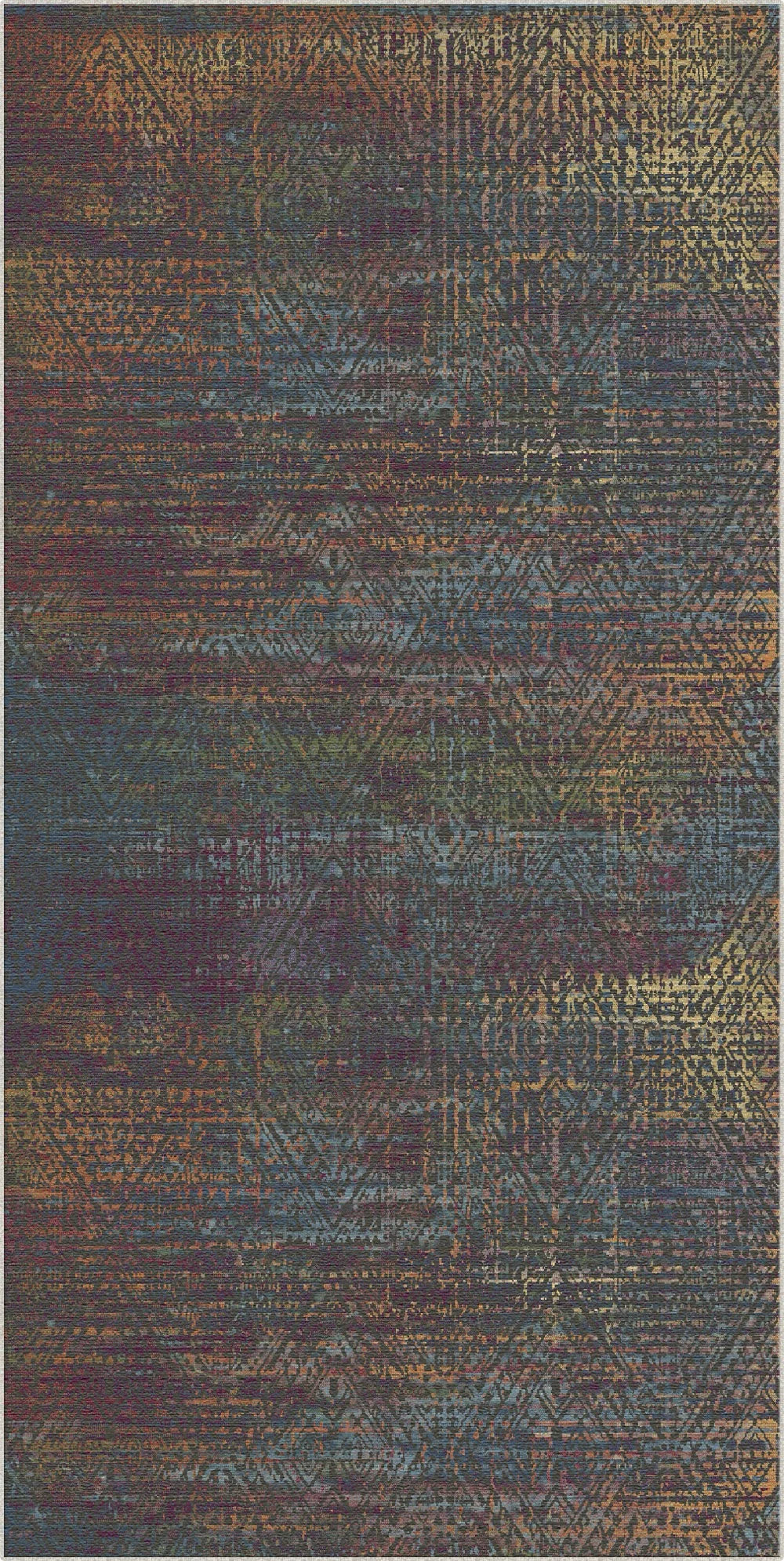 Mystic Horizon Lattice Rug