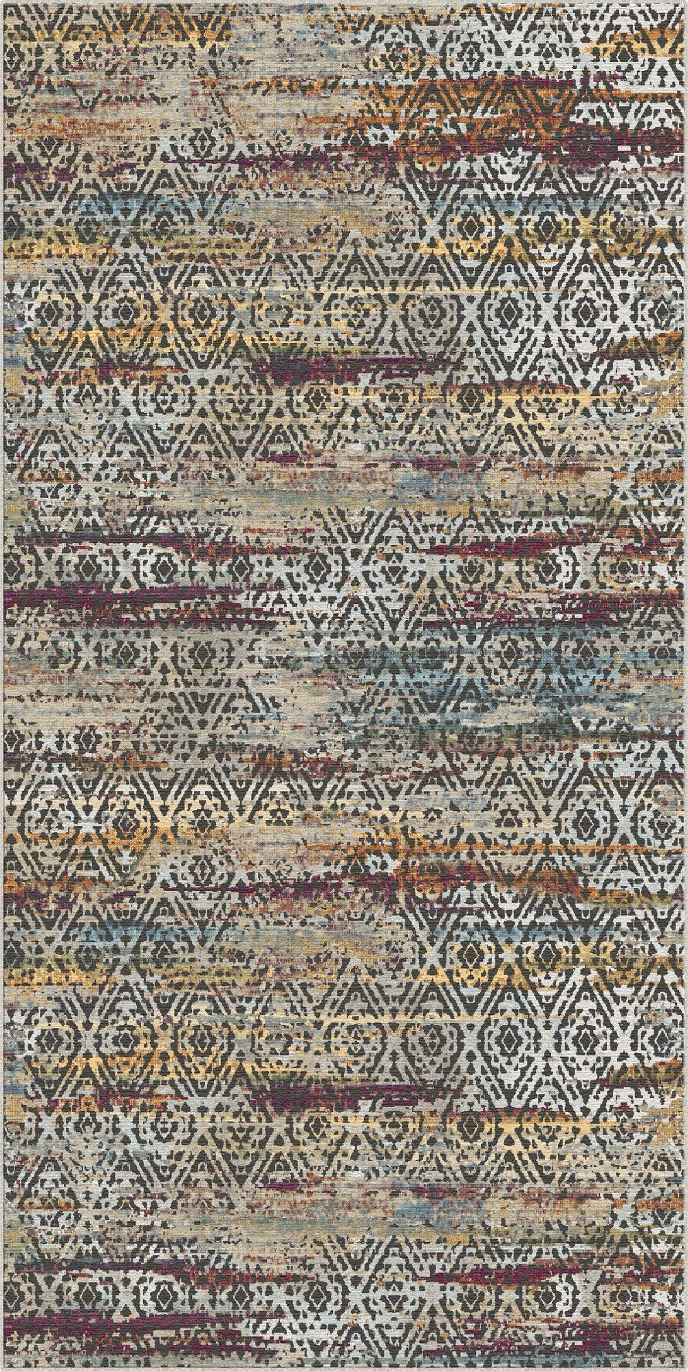 Vivid Solstice Geometric Rug