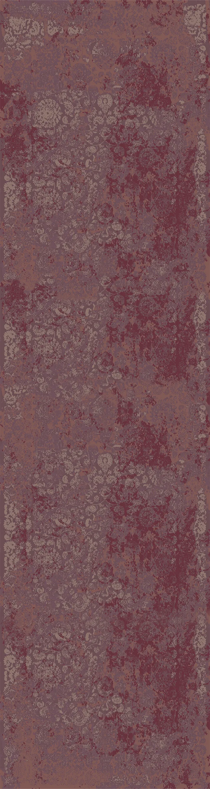 Sanguine Shadow Erased Rug