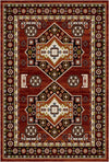 Nomad Brick Vintage Washable Rug Red