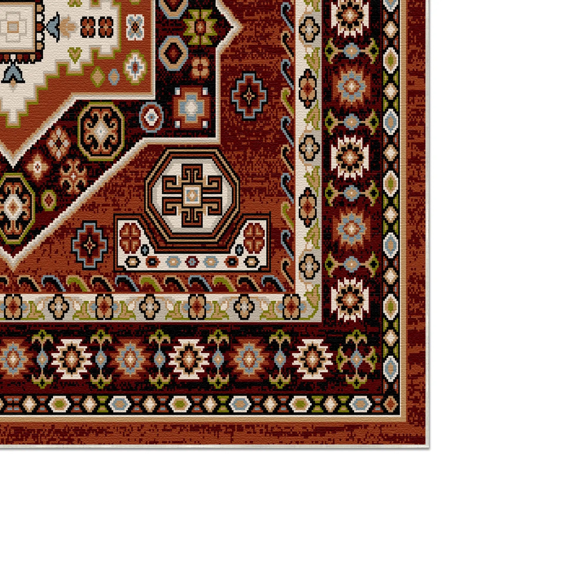 Nomad Brick Vintage Washable Rug