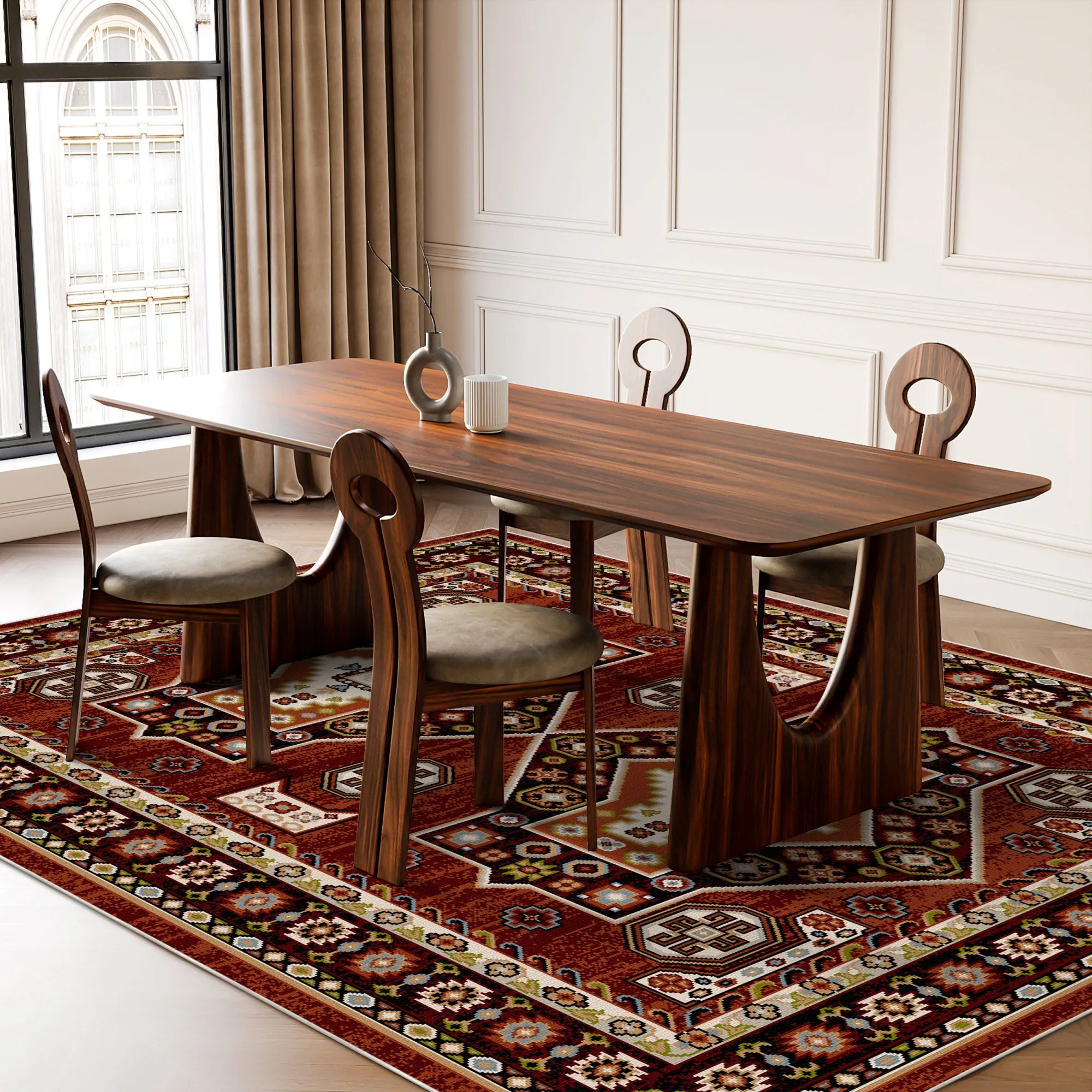 Nomad Brick Vintage Washable Rug