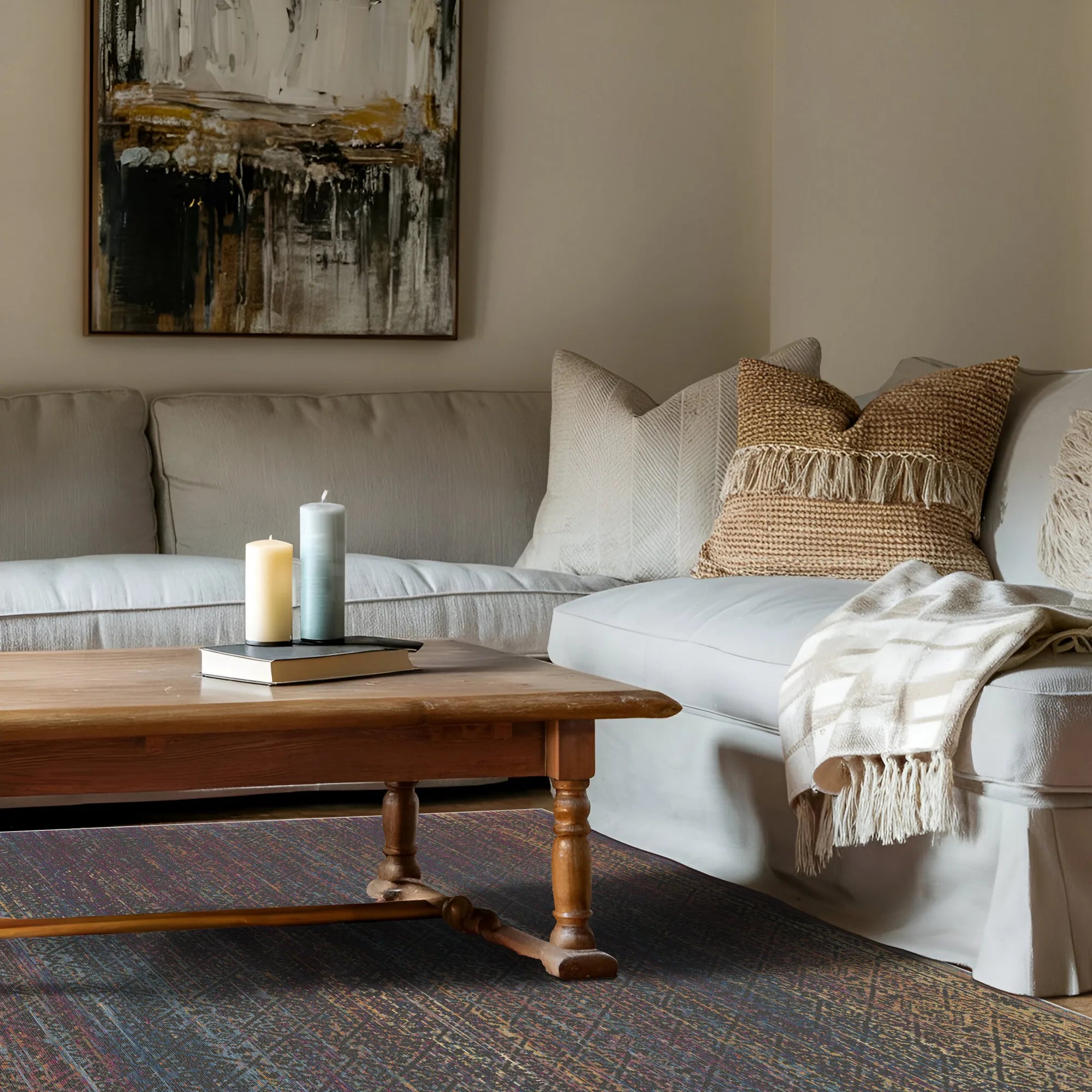 Twilight Cipher Geometric Rug